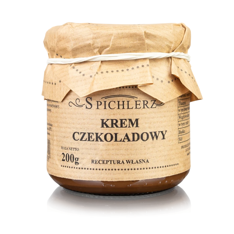 Gęsty krem czekoladowo orzechowy bezglutenowy do smarowania produkt polski