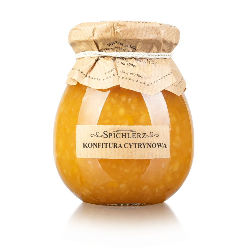Naturalna konfitura z owoców cytryny bez konserwantów produkt polski