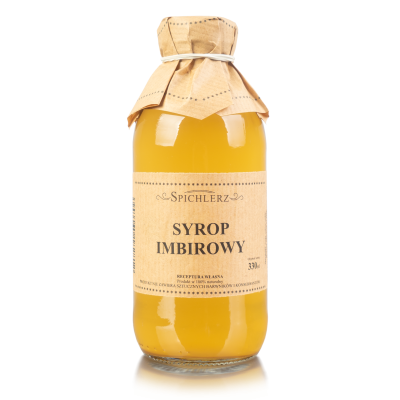 Naturalny dodatek imbirowy do wody i deserów bez sztucznych barwników