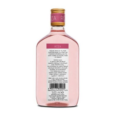 Syrop różany do kawy herbaty i deserów 500 ml