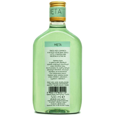 Syrop miętowy do kawy i deserów 500 ml