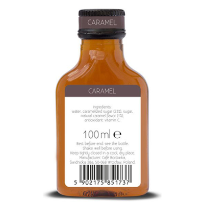 Syrop karmelowy do kawy i deserów 100 ml