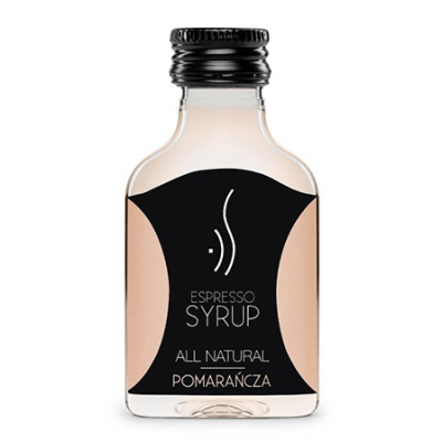 Syrop pomarańczowy do kawy i deserów 100 ml