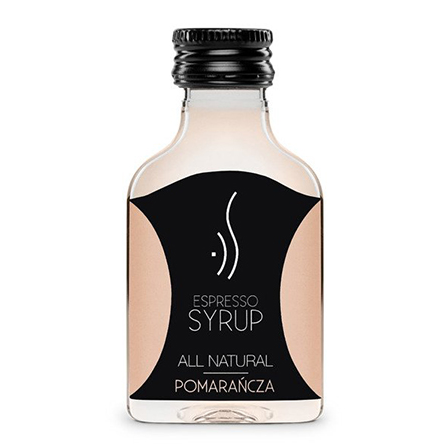 Syrop pomarańczowy do kawy i deserów 100 ml