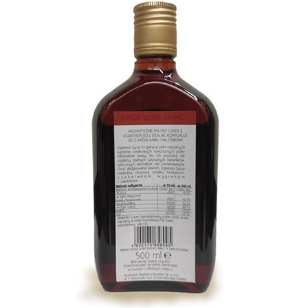 Espresso syrop słony karmel 500 ml