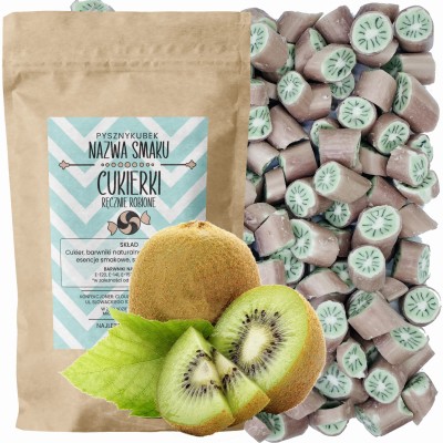 Ręcznie robione cukierki o smaku kiwi 100g