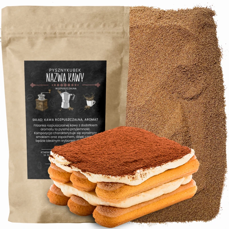 Kawa rozpuszczalna smakowa Tiramisu sklep PysznyKubek