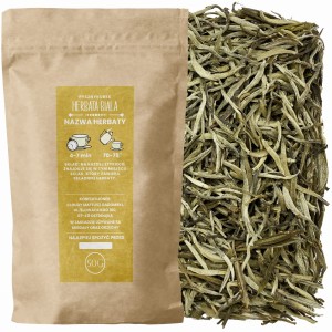 Ekskluzywna biała herbata liściasta Silver Needle Bai Hao Yinzhen w eleganckim opakowaniu
