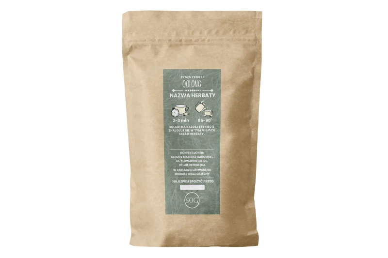 Poranny moment naturalnego pobudzenia z filiżanką witaminowej herbaty Oolong Żeń szeń na dobry dzień