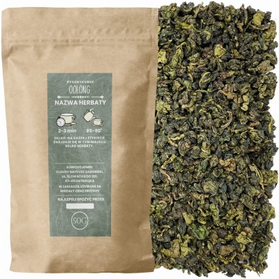 Klasyczna półfermentowana herbata liściasta Oolong w eleganckim opakowaniu