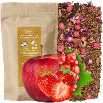 Orzeźwiająca herbata Rooibos Czerwony Smok w eleganckim opakowaniu
