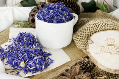 Naturalny kwiat chabra bławatka najwyższej jakości do dekoracji tortów