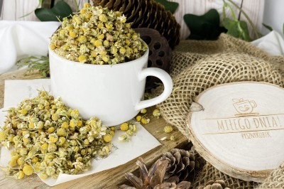 Naturalny kwiat rumianku najwyższej jakości do naparów i kąpieli