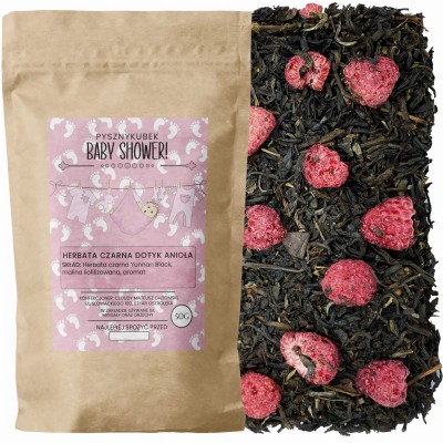 Klasyczna czarna herbata liściasta Earl Grey Dotyk Anioła w opakowaniu