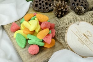 Miękkie żelki pianki owocowe w torebce 120g