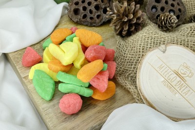Miękkie żelki pianki owocowe w torebce 120g