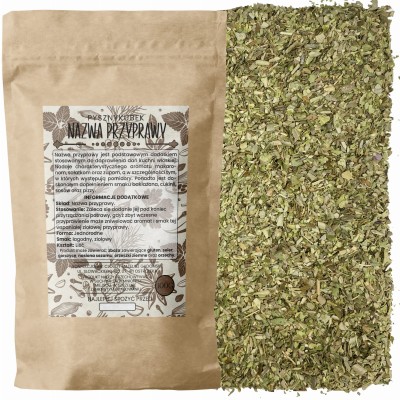 Aromatyczna mieszanka oregano, liści mirtu i oliwnych w torebce