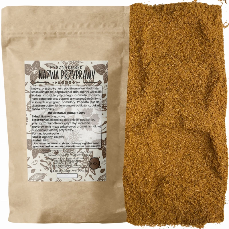 Aromatyczna przyprawa Tandori Masala w strunowym opakowaniu