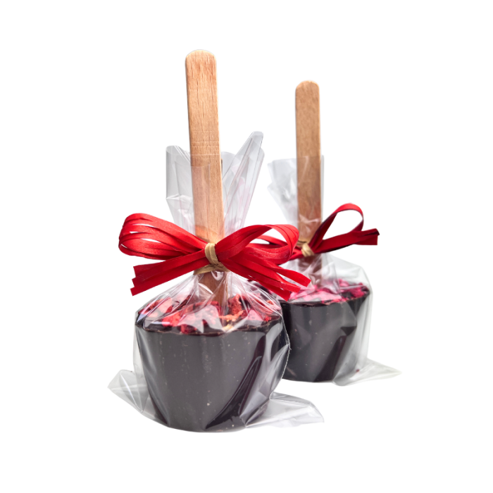 Chocostick truskawkowy - czekolada pitna na patyku