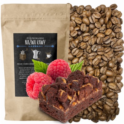Kawa smakowa Malinowe Brownie sklep PysznyKubek