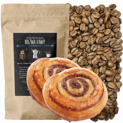 Kawa Arabica o smaku bułeczki cynamonowej