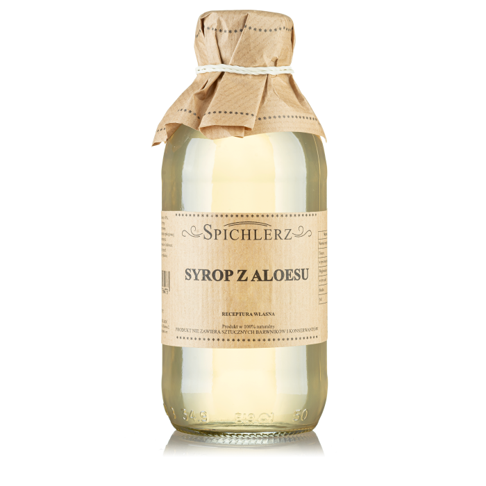 Naturalny syrop aloesowy z sokiem z cytryny bez dodatku wody produkt polski