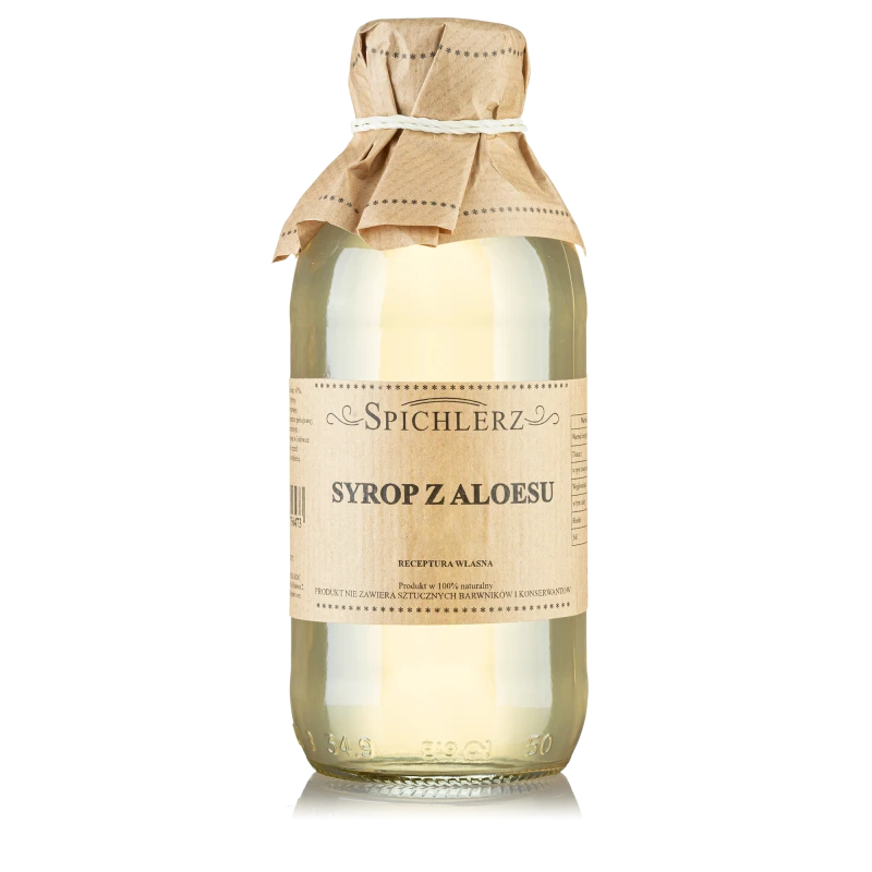 Naturalny syrop aloesowy z sokiem z cytryny bez dodatku wody produkt polski