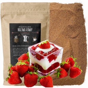 Kawa rozpuszczalna smakowa Panna Cotta malinowa sklep PysznyKubek