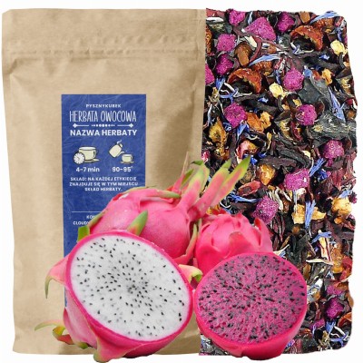 Egzotyczna herbata owocowa Smoczy Owoc z hibiskusem i imbirem