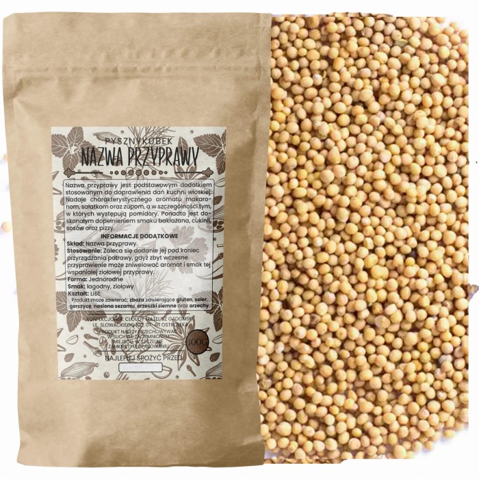 Gorczyca biała ziarno naturalna 100 g