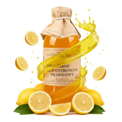 Naturalny syrop cytrynowy PysznyKubek do herbaty i napojów