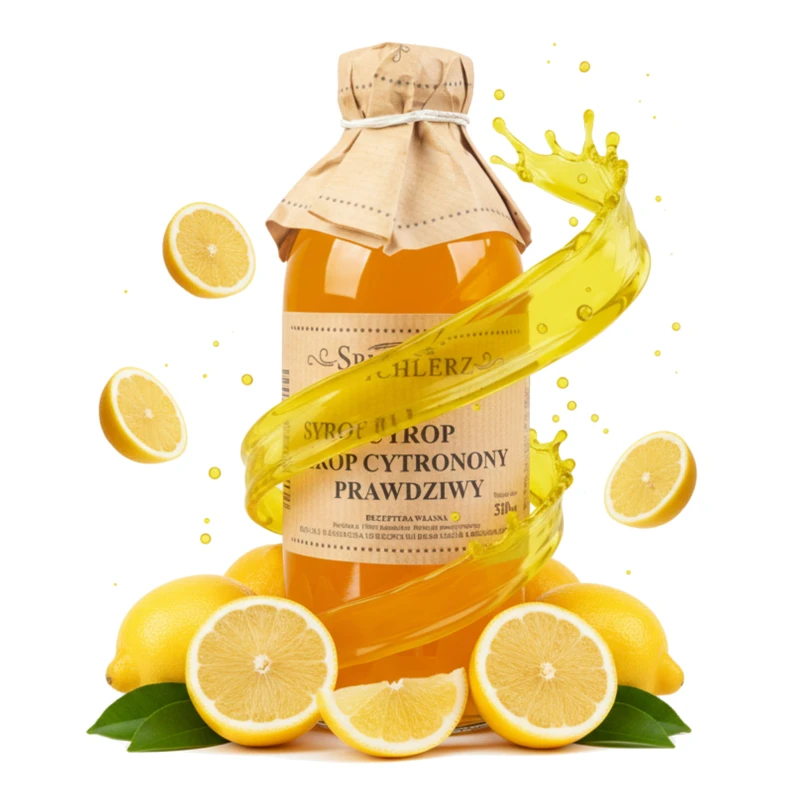 Naturalny syrop cytrynowy PysznyKubek do herbaty i napojów