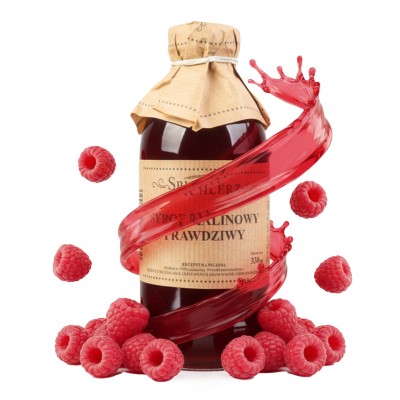 Naturalny syrop z soku malinowego PysznyKubek do herbaty