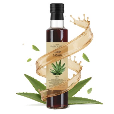 Naturalny syrop z agawy sto procent czysty skład bez konserwantów produkt polski