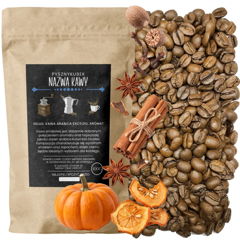 Kawa smakowa Pumpkin Spice Latte sklep PysznyKubek