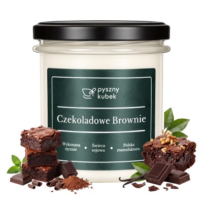 Świeca sojowa Czekoladowe Brownie 330 ml