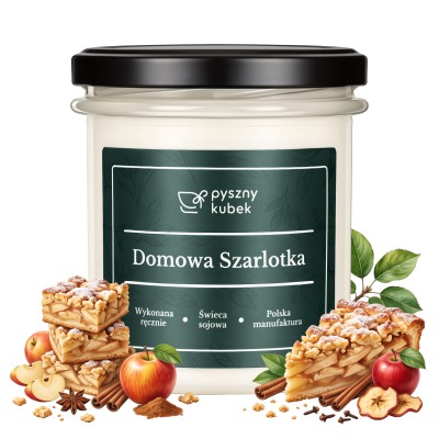 Świeca sojowa Domowa Szarlotka 330 ml