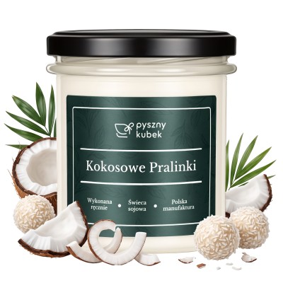 Świeca sojowa Kokosowe Pralinki 300 ml