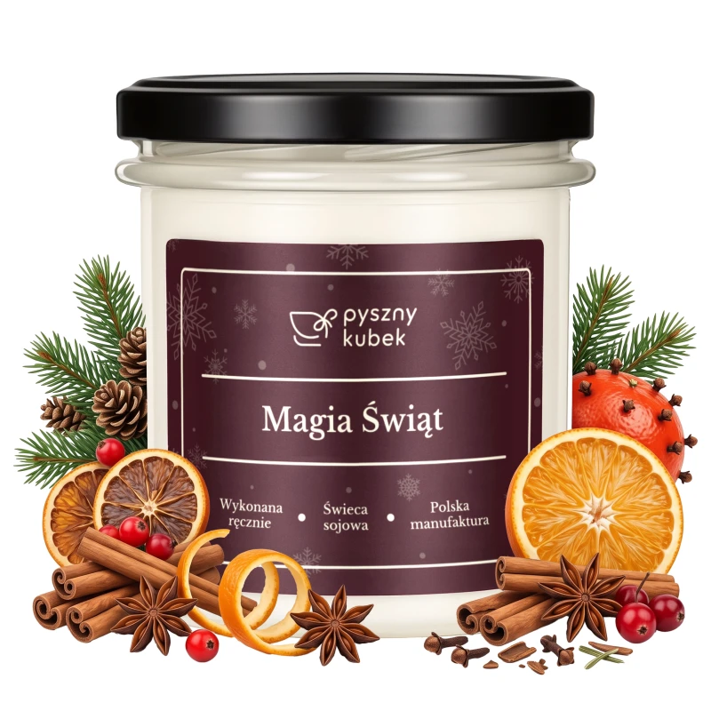 Świeca sojowa Magia Świąt 300 ml