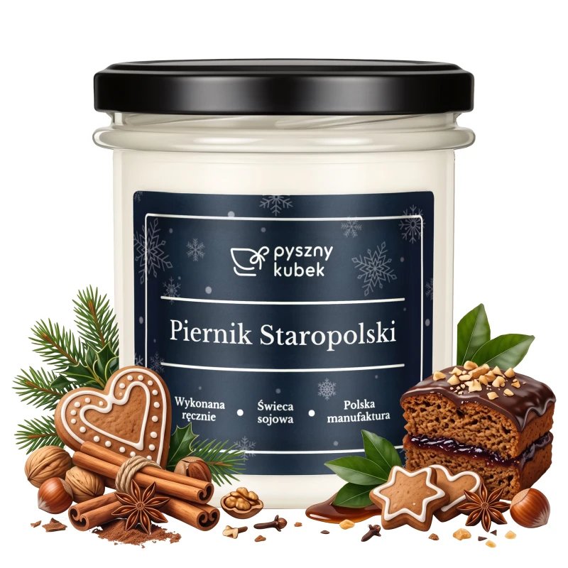 Świeca sojowa Piernik Staropolski 300 ml