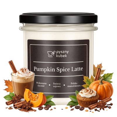 Świeca sojowa Pumpkin Spice Latte 300 ml
