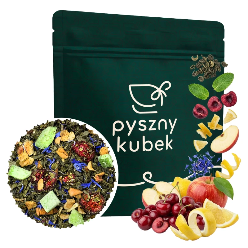 Wyjątkowa zielona herbata sypana Ostatni Cesarz w eleganckim opakowaniu