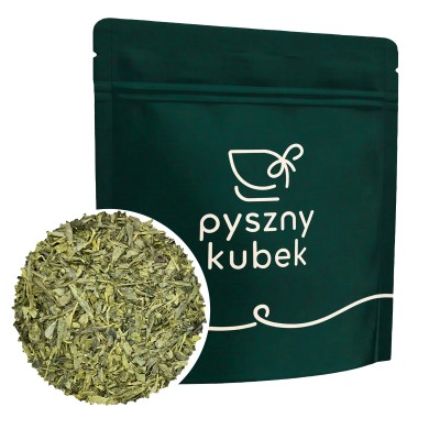 Klasyczna zielona herbata sypana Sencha w eleganckim opakowaniu