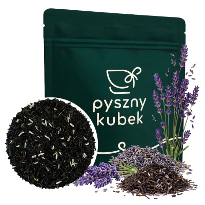 Czarna herbata Yunnan Black z suszoną lawendą