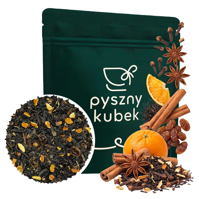 Czarna herbata korzenna Yunnan z dużą ilością cynamonu