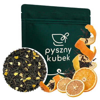 Orzeźwiająca czarna herbata liściasta Ice Tea Citrus w eleganckim opakowaniu