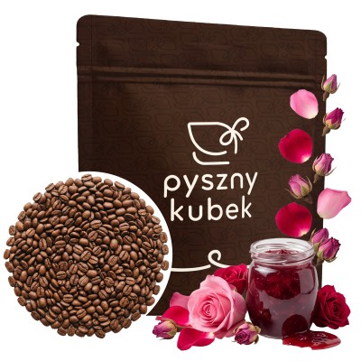 Kawa z nutą róży w filiżance PysznyKubek