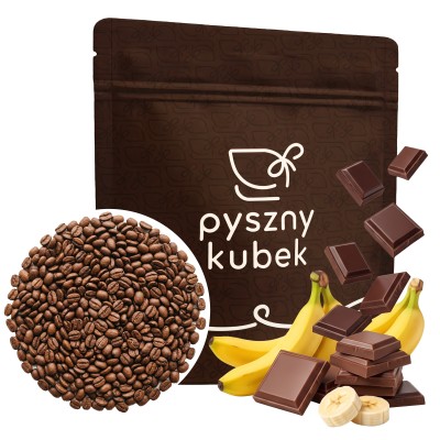 Kawa smakowa Banan w Czekoladzie sklep PysznyKubek