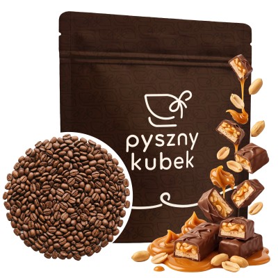 Kawa smakowa Orzech w karmelu i czekoladzie sklep PysznyKubek