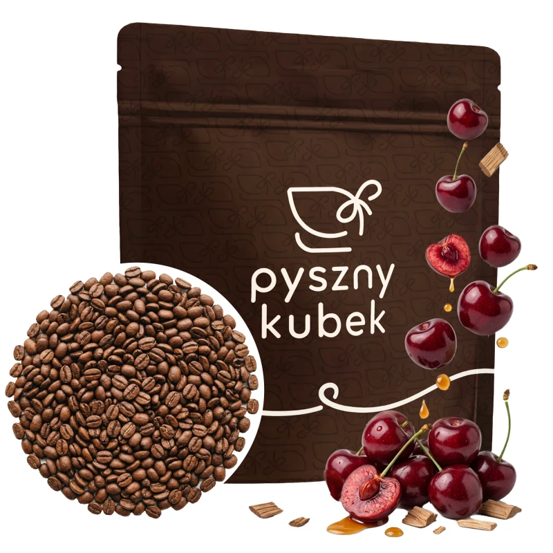 Kawa smakowa Wiśnie w Rumie sklep PysznyKubek